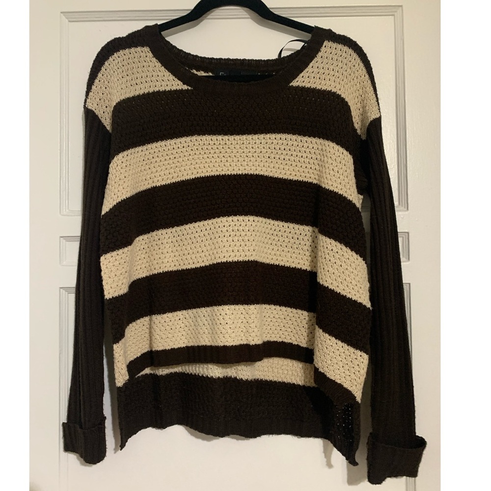Brown Striped Sweater size S